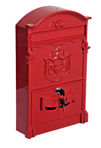 Шкафчик для корреспонденции - ВН-12 красный