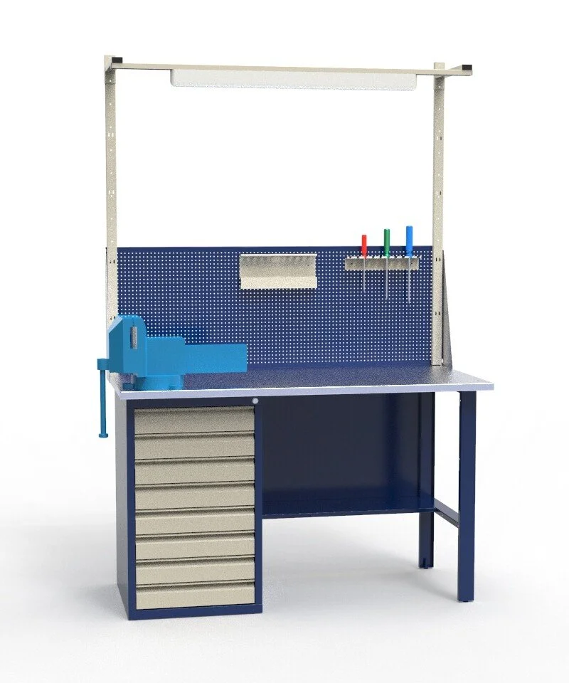 Верстак слесарный однотумбовый СВ-1Т.08.00.14_сб1