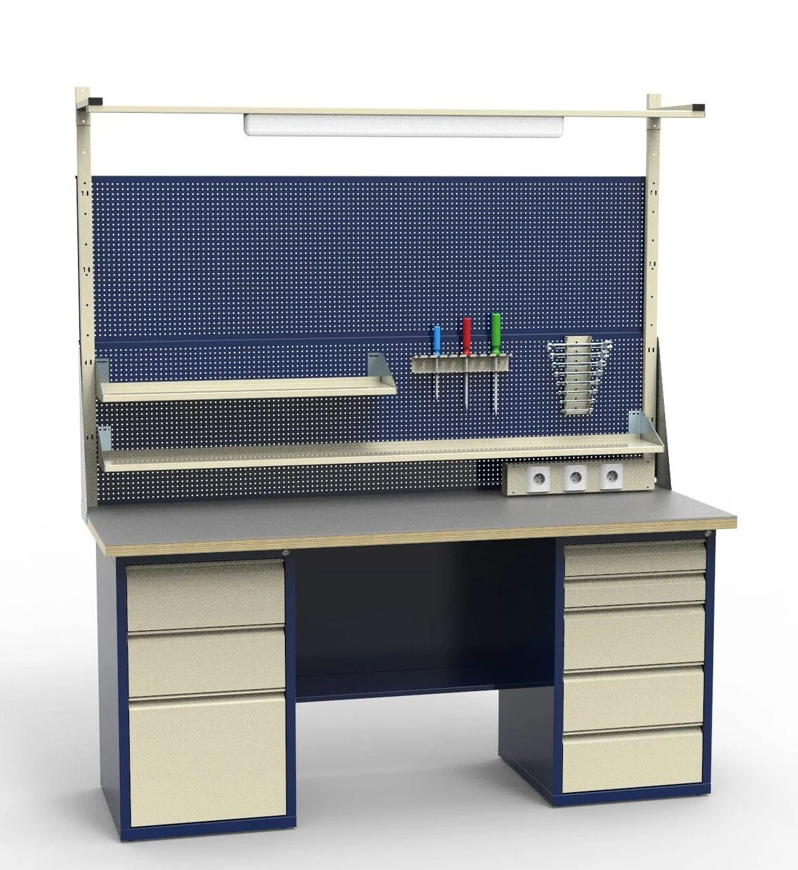 Верстак слесарный двухтумбовый СВ-2Т.03.05.19.Ф4_сб4