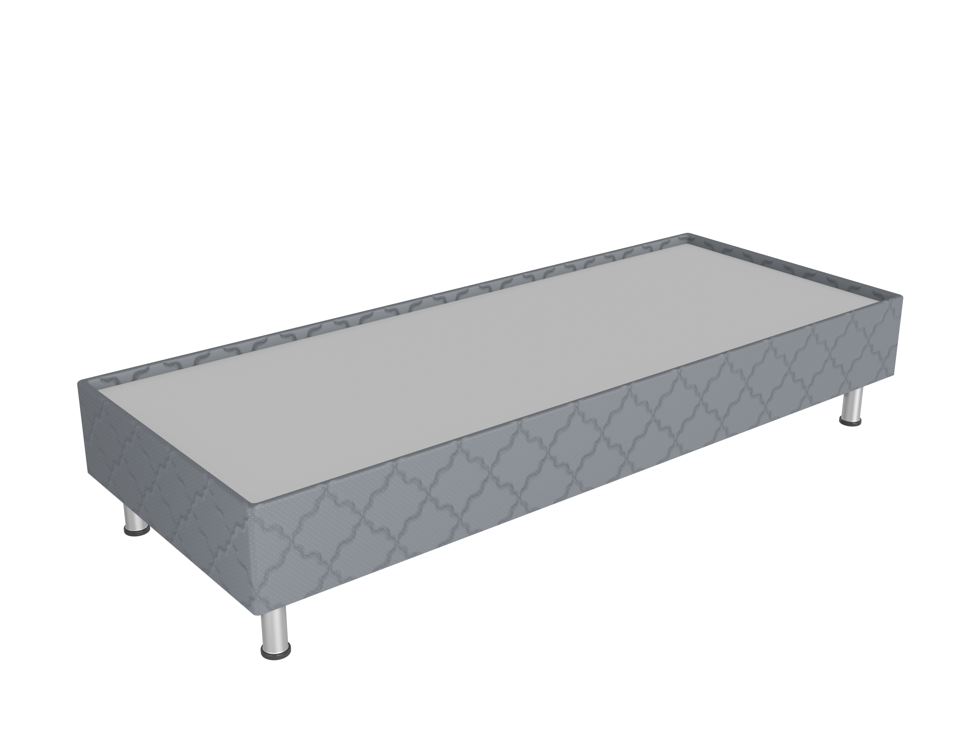 Spring box кровать — СБ-200/90 серый основание для гостиницы