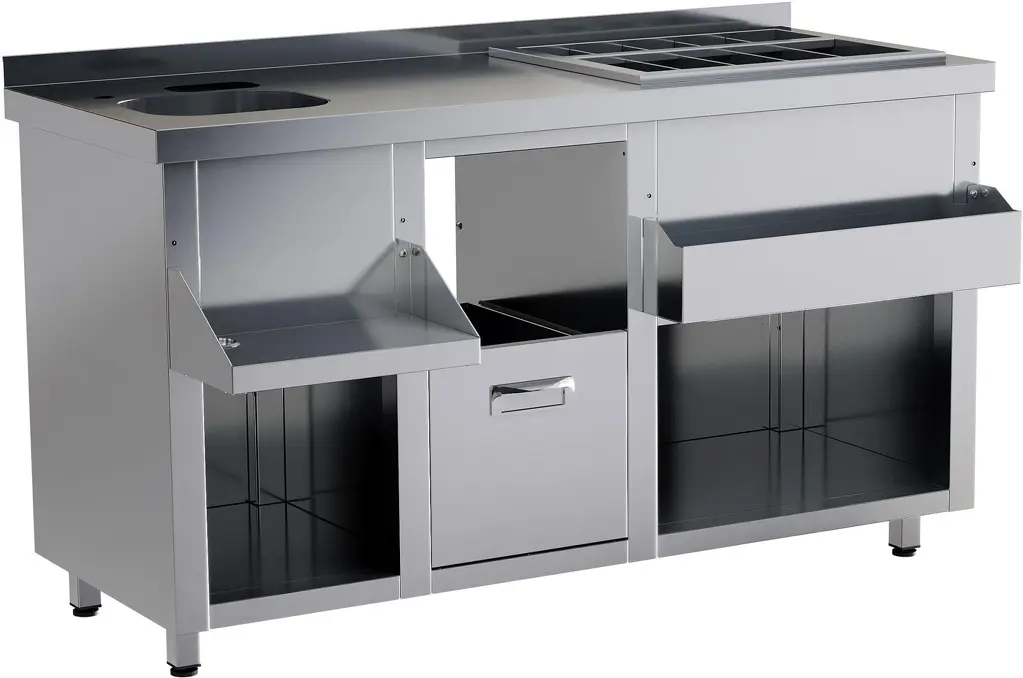 Барная станция БСЗ1-15/6-03 без ящиков и вертушки