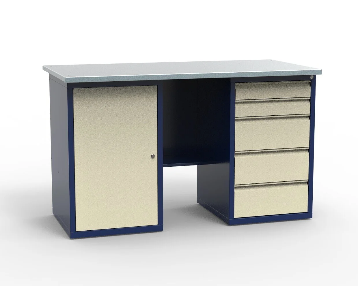 Верстак слесарный двухтумбовый СВ-2Т.01.05.14_сб11